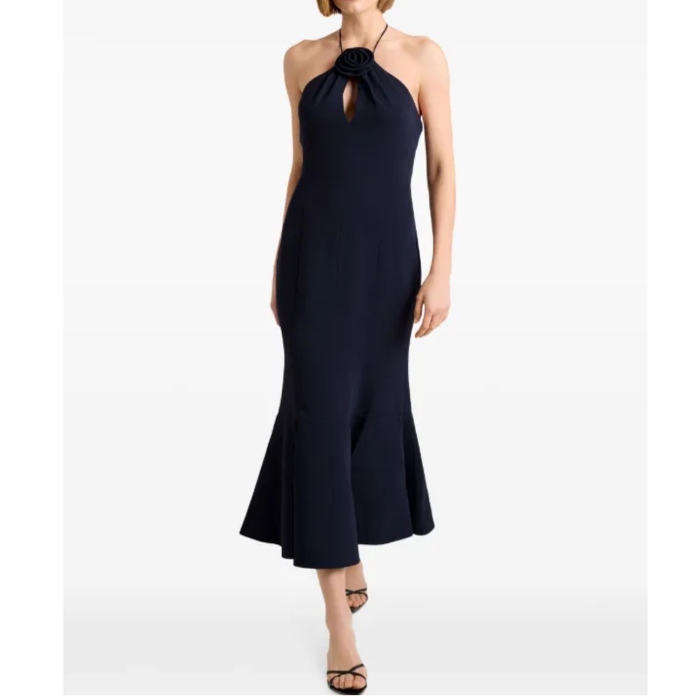 Cinq a Sept Crepe Flower Jennie Dress